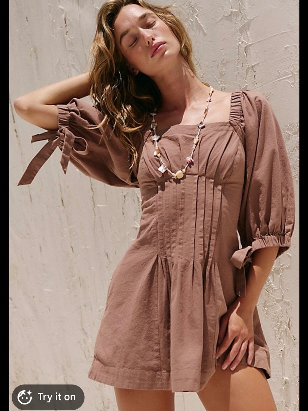 Free People Cerise Mini Dress Medium